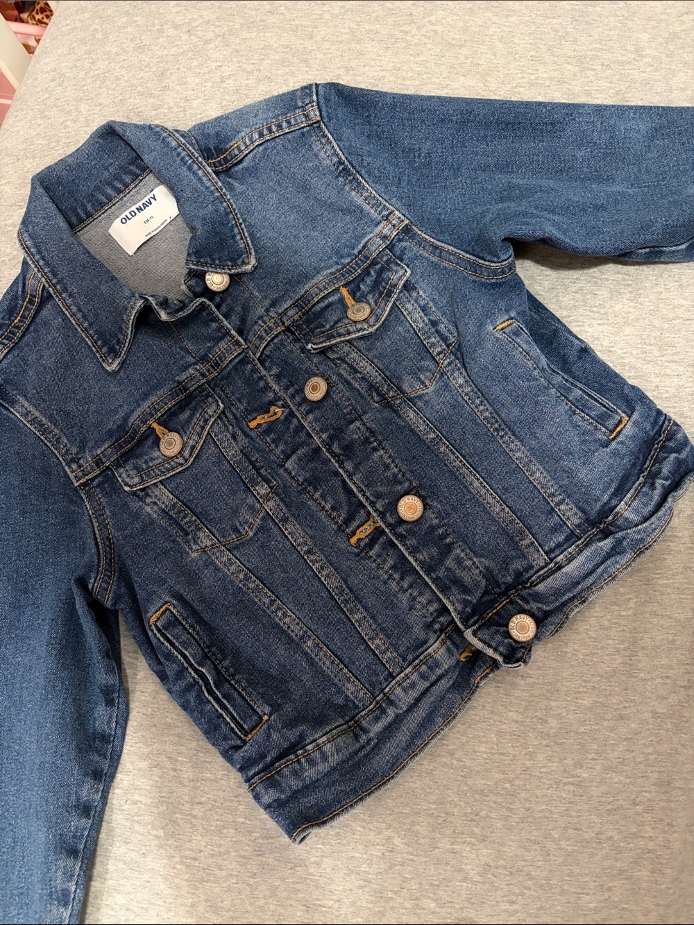Old Navy Dark Blue Kids' Denim Jacket